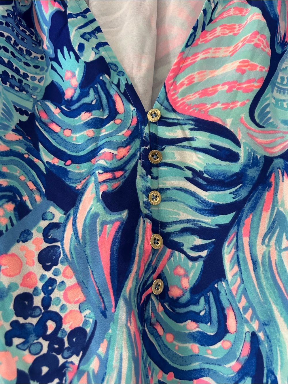 NWT! Lilly Pulitzer Shell-Print dress - Picture 5 of 6